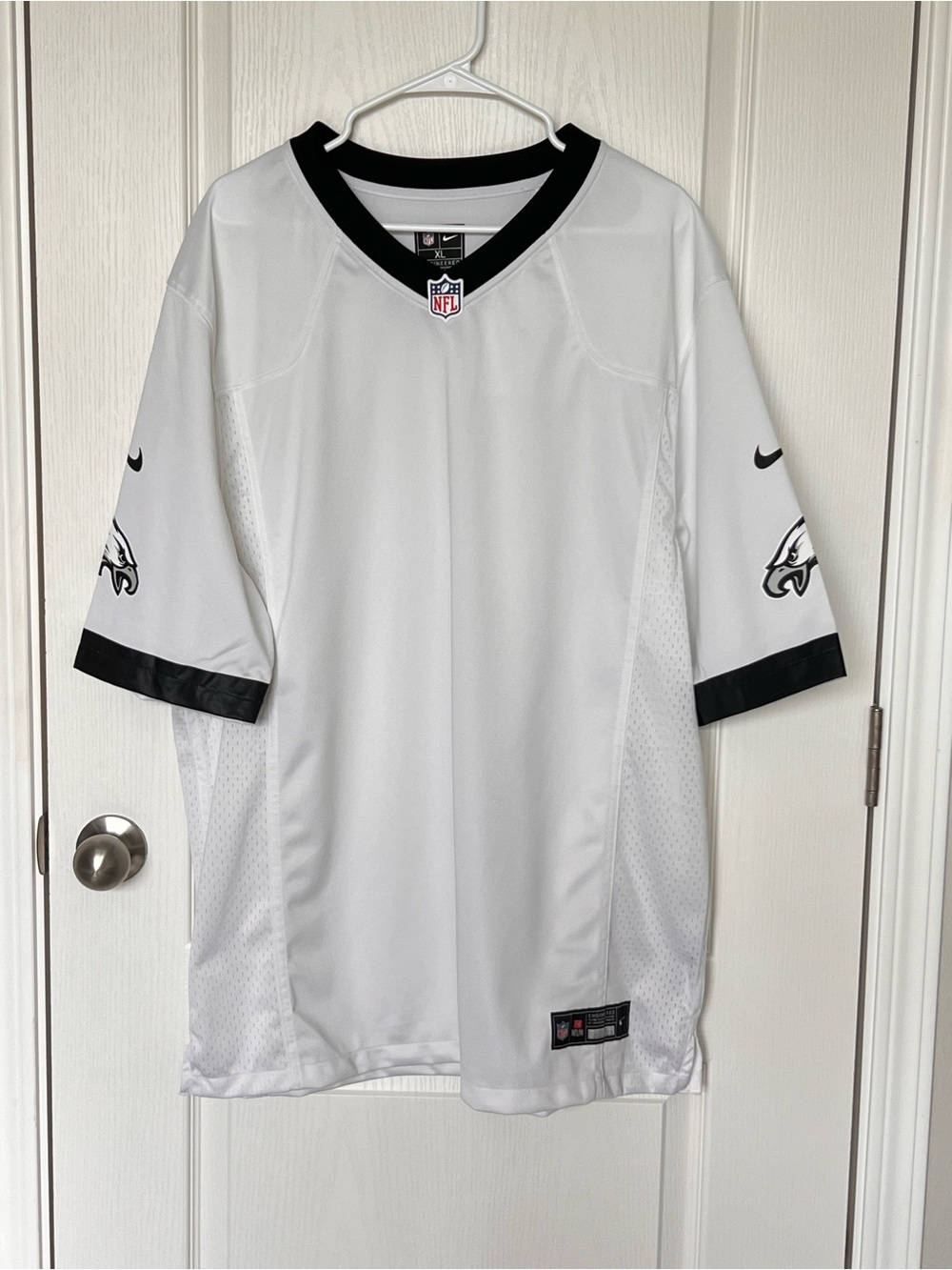 Nike NFL Philadelphia Eagles Jersey Engineered Blank White Size XL NWOT